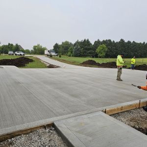 DRIVEWAY WITH CITY SIDEWALK