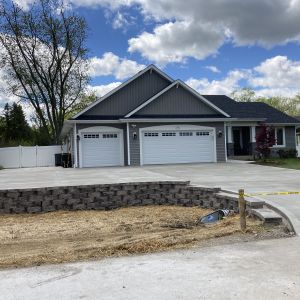 DRIVEWAY WITH AND EXTRA PARKING LOT