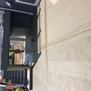 UNDER DECK CALIFORNIA STYLE PATIO